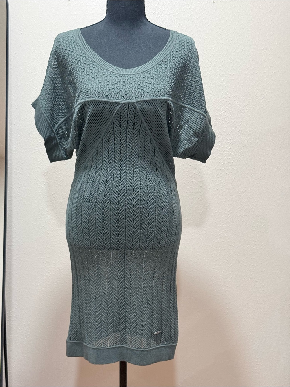 Lacoste + Malandrino Olive Green Knit‎ Top